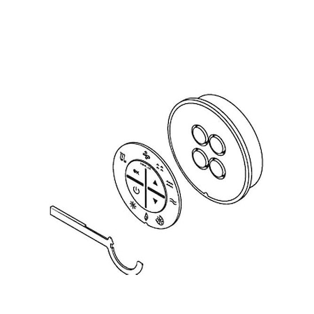 Kohler Cover/Cb Assembly, Flagship Riverbath 1020678-F-96